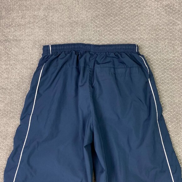 Vintage Nike Swoosh Track Pants Men's Large Blue Baggy Wide Leg Y2K 118237-451 - Picture 5 of 15